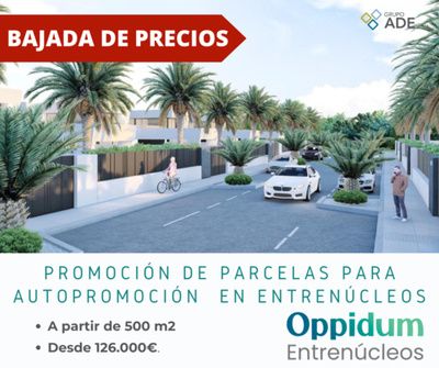 Logo promoción OPPIDUM Parcelas para autopromoción en Entrenúcleos